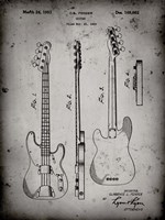 Guitar Patent - Faded Grey Fine Art Print
