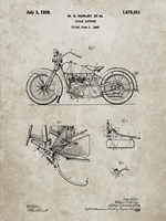 Cycle Support Patent - Sandstone Fine Art Print