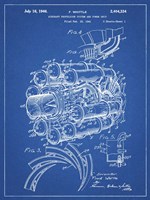 Aircraft Propulsion & Power Unit Patent - Blueprint Fine Art Print