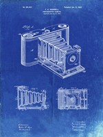 Photographic Camera Patent - Faded Blueprint Fine Art Print