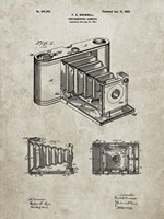 Photographic Camera Patent - Sandstone Fine Art Print