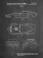 Vehicle Body Patent - Chalkboard Fine Art Print