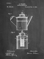 Coffee Percolator Patent - Chalkboard Fine Art Print