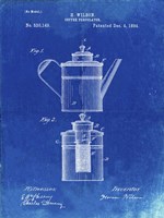 Coffee Percolator Patent - Faded Blueprint Fine Art Print