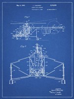 Direct-Lift Aircraft Patent - Blueprint Fine Art Print