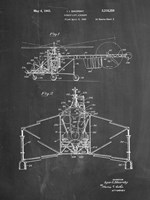 Direct-Lift Aircraft Patent - Chalkboard Fine Art Print