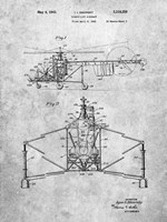Direct-Lift Aircraft Patent - Slate Fine Art Print