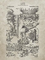 Diver's Suit Patent - Sandstone Fine Art Print