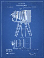 Photographic Camera Patent - Blueprint Fine Art Print