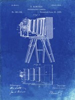 Photographic Camera Patent - Faded Blueprint Fine Art Print