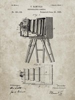 Photographic Camera Patent - Sandstone Fine Art Print