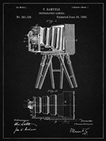 Photographic Camera Patent - Vintage Black Fine Art Print