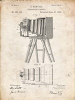 Photographic Camera Patent - Vintage Parchment Fine Art Print