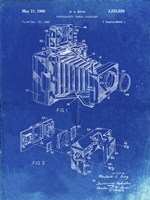Photographic Camera Accessory Patent - Faded Blueprint Fine Art Print