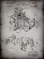 Photographic Camera Accessory Patent - Faded Grey Fine Art Print