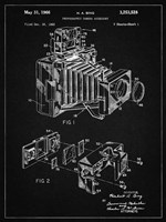Photographic Camera Accessory Patent - Vintage Black Fine Art Print