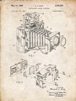 Photographic Camera Accessory Patent - Vintage Parchment Fine Art Print