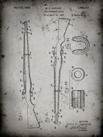 Semi-Automatic Rifle Patent - Faded Grey Fine Art Print