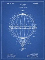 Balloon Patent - Blueprint Fine Art Print