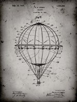 Balloon Patent - Faded Grey Fine Art Print