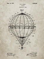Balloon Patent - Sandstone Fine Art Print
