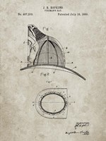 Fireman's Hat Patent - Sandstone Fine Art Print