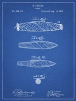 Cigar Patent - Blueprint Fine Art Print