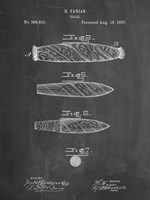Cigar Patent - Chalkboard Fine Art Print