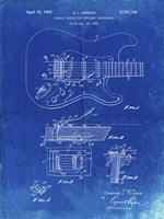 Tremolo Device for Stringed Instruments Patent - Faded Blueprint Fine Art Print
