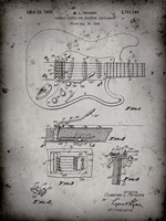 Tremolo Device for Stringed Instruments Patent - Faded Grey Fine Art Print