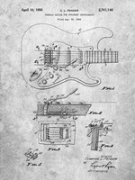 Tremolo Device for Stringed Instruments Patent - Slate Fine Art Print