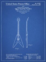 Stringed Musical Instrument Patent - Blueprint Fine Art Print