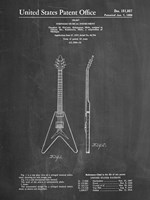 Stringed Musical Instrument Patent - Chalkboard Fine Art Print