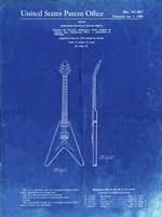 Stringed Musical Instrument Patent - Faded Blueprint Fine Art Print