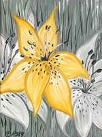 Tiger Lily in Yellow Fine Art Print