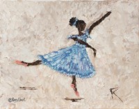Dancer in Blue Fine Art Print
