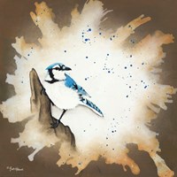 Weathered Friends - Blue Jay Fine Art Print