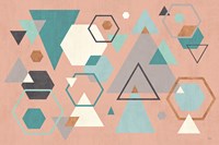 Abstract Geo I Pink Fine Art Print