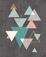 Abstract Geo II Black Fine Art Print