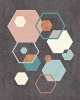 Abstract Geo III Black Fine Art Print