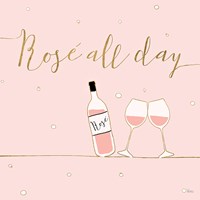 Underlined Bubbly V Pink Framed Print