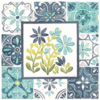 Garden Getaway Patchwork II Fine Art Print