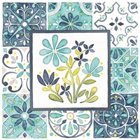 Garden Getaway Patchwork I Fine Art Print