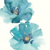 Teal Cosmos III Fine Art Print