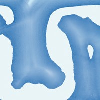 Batik Blue I Fine Art Print