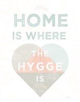 Cozy Hygge I Dark Framed Print