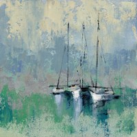 Boats in the Harbor II Fine Art Print