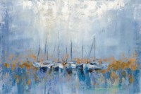 Boats in the Harbor I Fine Art Print