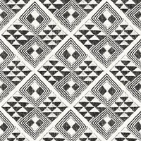 African Wild Pattern II BW Framed Print