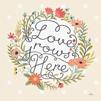 Retro Garden III Fine Art Print